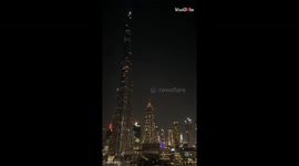 Burj Khalifa Fireworks On New Year 2020 Celebration