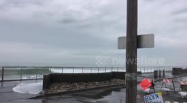 King tides arrive in San Mateo, California