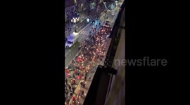 French protesters demonstrate disdain toward coronavirus measures, curfew in Marseille