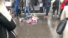 France: Demonstrator Call For Reopening Of Sports Venues At National Assembly