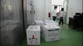 Indonesia COVID-19 vaccine for distribution to medical facilities around the province of North Sumatra