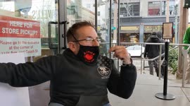 Interviews with protesters outside Powell's Books