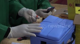 eight residents were selected to be the first to get the covid19 vaccine