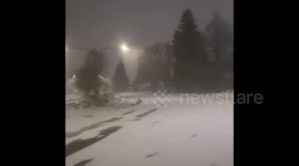 Strong winds rip through parts of Canada as winter storm hits