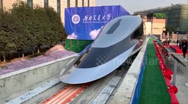 China unveils prototype of 400 mph super bullet maglev train