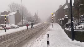 Snow in Sheffield