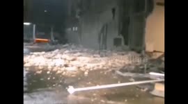 Buildings damaged and rubble scattered across Indonesian streets after 6.2 earthquake kills 15