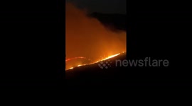 US: Erbes Fire Breaks Out In Thousand Oaks, Ventura, CA