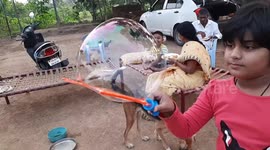 A bubbly day for these kids in the lock down in Tamilnadu