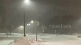 US: Major Winter Storm Brings Blizzard Conditions To Iowa