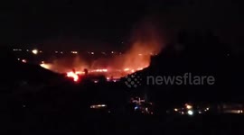 US: Erbes Fire Breaks Out In Thousand Oaks, Ventura, CA 3