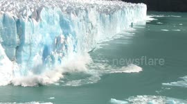 Giant +70M Iceberg BREAKING OFF Glacier | Glacier Wall Collapse