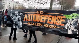 5000 people gathered in Nantes, France against
