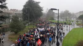 Global security law protestors hit streets of France