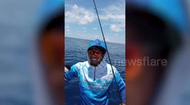 Fisherman Reels In Seagull Instead Of Fish