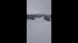 Ski day on Bjelasnica, Olympic mountain
