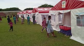 More than 19,000 displaced after strong earthquake hits Indonesia
