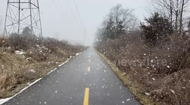 Mesmerising snowflakes will put you in a state of trance amid Michigan winter