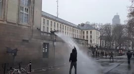French police clash with protesters against global security bill In Nantes
