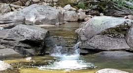 Wilderness Waterfall On stream early morning