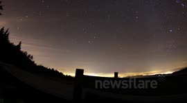 Time-Lapse zodiacal light and moonrise