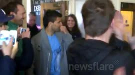 Watch moment Man City legend Sergio Aguero walked into local pub for a game of pool