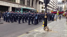 Armed Forces Prepare For Thatcher Funeral In London Backstreets