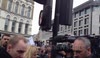 Citizens booing Margaret Thatcher's parade