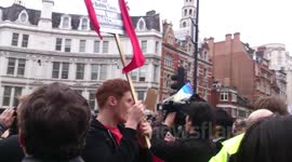 Margaret Thatcher protesters