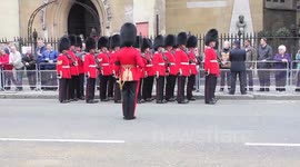 Thatcher Funeral - Army Drill - Fleet Street