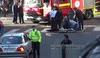Accident in Upper St Leaves cyclist and pedestrian with Injuries