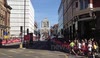 View from Tower Bridge, London Marathon