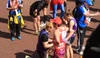 Marriage proposal at the London Marathon