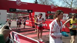 Finish line at the London Marathon (2)