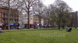 Spring weather in Sepherd's Bush (London)