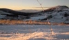 Winter Sunrise Snowy Hillside - Trawsfynydd - Snowdonia National Park