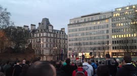 The Last Post at ANZAC Dawn Service in London