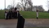 Wreath Laying at ANZAC service hyde park