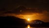 Moonrise on fire