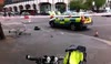 cyclist v taxi holborn circus, London