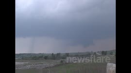 Wall Cloud Near Cedar Vale Kansas 5/19/13