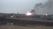 A Fire At A Factory in Stoke on Trent
