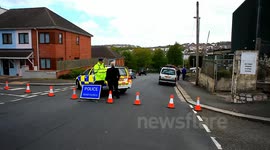 elderly man hit by truck in front of school plymouth