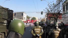 Mass demonstration turns violent in Valparaiso