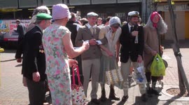 England fans dressing up for the occasion - New Zealand v England at Headingley, Leeds 26/05/2013