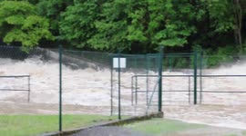 Prague - Floods 2013 - Botic under Hostivarska dam