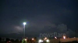 Awesome Lightning Timelapse From tornado producing broken arrow oklahoma storm