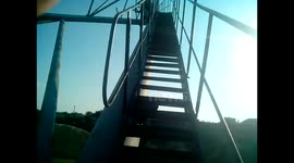 Затопленный шагающий экскаватор
