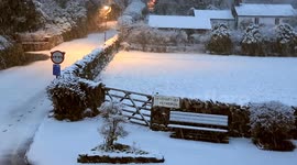 Winter returns to the Lake District, UK