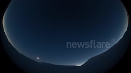 Total solar eclipse from Svalbard